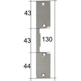 Tétière simple empênage inox 