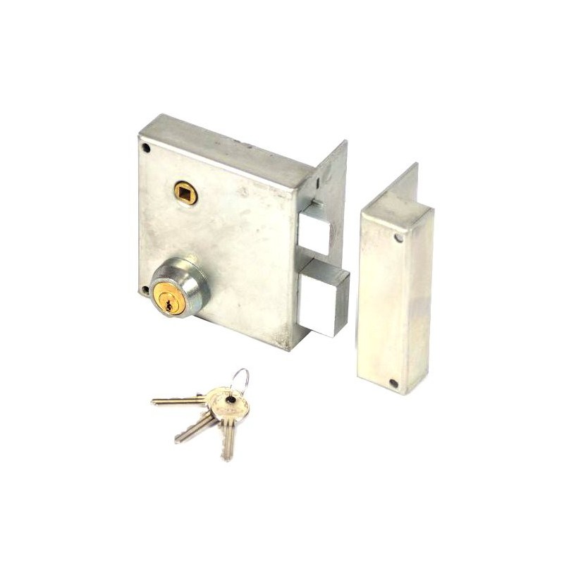 Serrure de porte basculante cylindre rond 5,5 mm - PREFER - PRE6551-0710