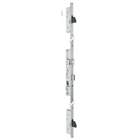 Serrure 3 points à larder STREMLER têtière filante à rouleau 39mm