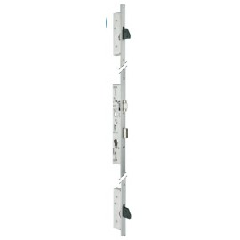 Serrure 3 points à larder STREMLER têtière filante à rouleau 45mm