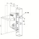 Serrure LOCINOX LCKX pour tube 30-40-50 mm