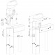 Serrure pour portillon de piscine sécurité enfant Twist40 blanc