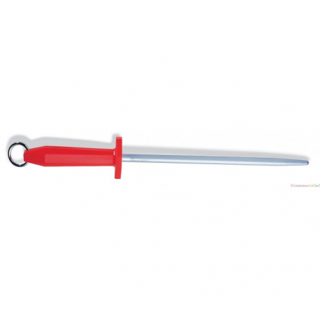 Fusil rond 30 cm manche rouge