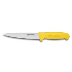 Couteau saigner 17 cm manche jaune