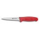 Couteau desosseur 14 cm manche rouge