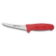 Couteau desosseur courbe lame 13 cm manche rouge