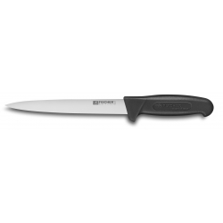 Couteau à denerver ou filet de sole flexible lame 20 cm manche noir