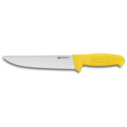 Couteau boucher lame 20 cm manche jaune