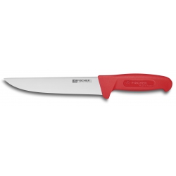 Couteau boucher lame 23 cm manche rouge