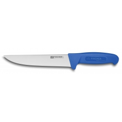 Couteau boucher lame 23 cm manche bleu