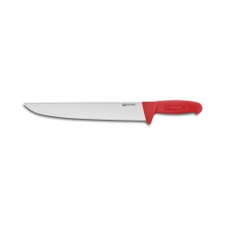Couteau boucher lame 35 cm manche rouge