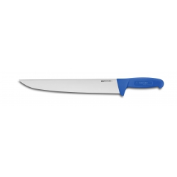 Couteau boucher lame 35 cm manche bleu