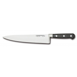 Couteau cuisine forgé lame de 25 cm mitre ronde Sabatier Fischer Bargoin