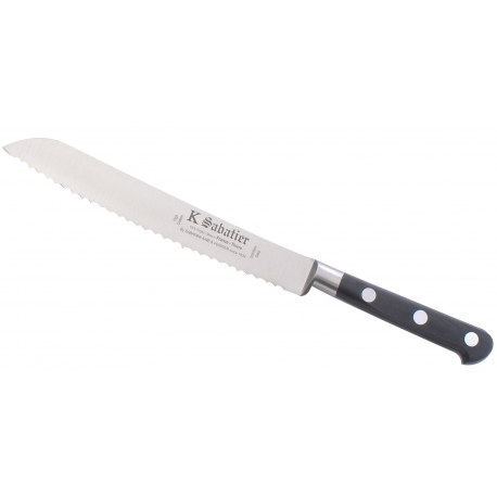 Couteau à pain ou scie à pain forgé 20 cm mitre ronde Sabatier FISCHER  BARGOIN