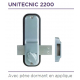 VERROU UNITEC 2200 EN APPLIQUE