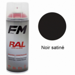 Bombe de peinture Haute Température Noir - 400ml