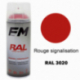 Bombe de peinture RAL 3020 Rouge signalisation - 400ml