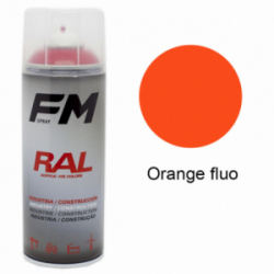 Bombe de peinture Orange fluo - 400ml