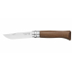 OPINEL INOX N°8 NOYER