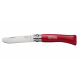 OPINEL BOUT ROND N°7 ROUGE
