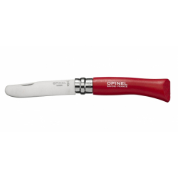 OPINEL BOUT ROND N°7 ROUGE
