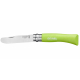 OPINEL BOUT ROND N°7 VERT POMME