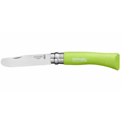 OPINEL BOUT ROND N°7 VERT POMME