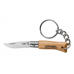 OPINEL PORTE CLE INOX N°2 VERNIS NAT