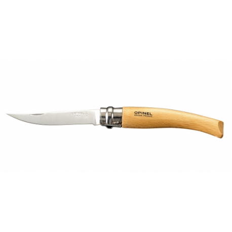 OPINEL INOX N°8 EFFILE HETRE