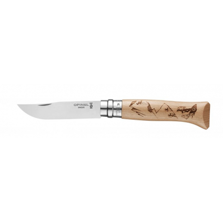 OPINEL N°8 GRAVURE RANDO