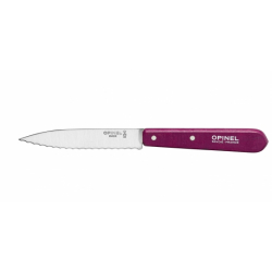 COUTEAU CRANTE OPINEL INOX 10CM acidulé couleur Aube