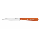 COUTEAU CRANTE OPINEL INOX 10CM acidulé couleur orange