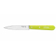 COUTEAU CRANTE OPINEL INOX 10CM acidulé couleur vert