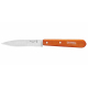 COUTEAU OFFICE OPINEL INOX 10CM acidulé couleur orange