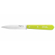 COUTEAU OFFICE OPINEL INOX 10CM acidulé couleur vert