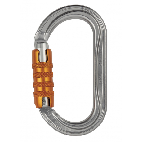 Mousqueton aluminium OK TRIACT lock PETZL M33TL