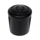 Embout rond renforcé noir ext. 10 mm 