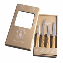 Coffret Cheftaine Fourmi 4 ustensiles de cuisine olivier