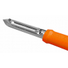 Eplucheur 2 tranchants "POLLUX" orange