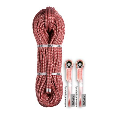 CORDE INDUST. 11mm 30m+ 2 TERM. COUSUES Rouge