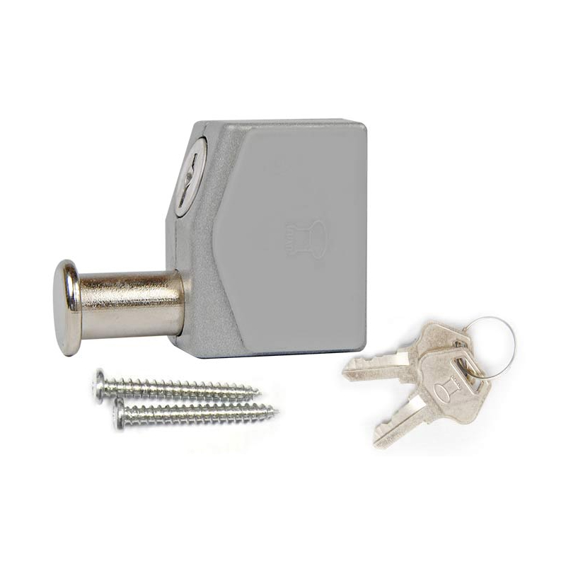 Serrure de porte coulissante -clef-lockset caché avec des clés