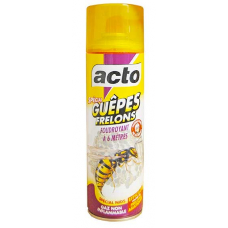 Insecticide pour frelon asiatique et guêpes 500 ml ACTO