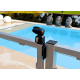 Serrure de portillon de piscine twist40 noir