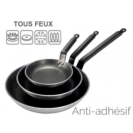 POELE ALU CHOC RESTO - INDUCTION 20CM