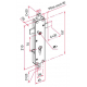 SERRURE 3 PT MULTIREVERSO PENE COURT 20MM