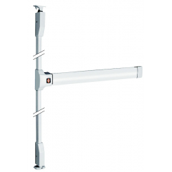 Serrure anti-panique push bar 90+ 3 points blanc