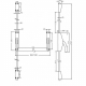 Fermeture anti-panique cross bar 89 2 points blanc