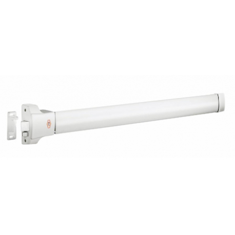 Serrure anti-panique push bar 90+ 1 point blanc