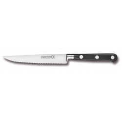 Steak 11 cm lame crantée en coffret de 6