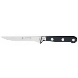 COUTEAU STEAK FORGE L.LISSE M.NOIR M.INOX